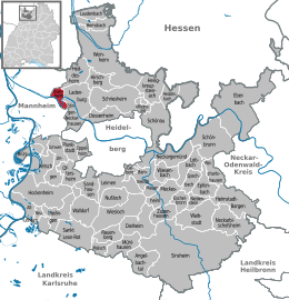 Ilvesheim - Localizazion