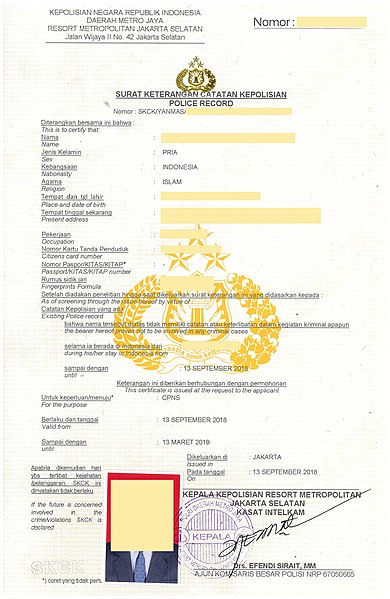 File:Indonesian Police Record Issued in 2018.jpg