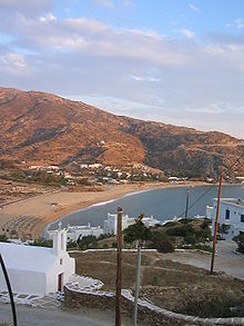 Plage de Mylopotas.