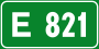 Italian traffic signs - strada europea 821.svg