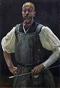 Jacek Malczewski, Autoportret, 1908–1915