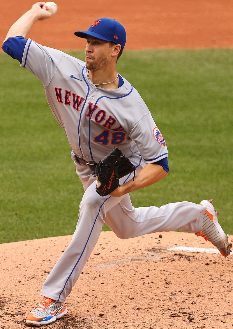 Jacob deGrom pitches in the 2nd inning from Nationals vs. Mets at Nationals Park, September 26th, 2020 (All-Pro Reels Photography) (50389894478) (cropped).jpg