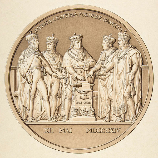 File:Jacques Édouard Gatteaux, Design for a Medal Commemorating the Treaty of Paris, 1814.jpg