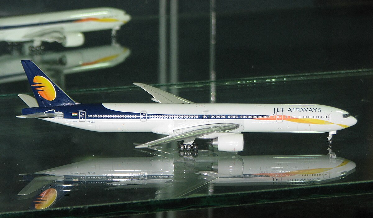 jet airways toy plane