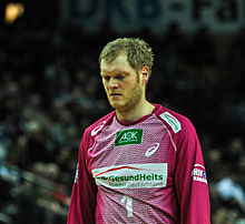 Johannes Bitter im Spiel 1 DKB Handball Bundesliga HSG Wetzlar gegen HSV Hamburg 2014-02 08.jpg