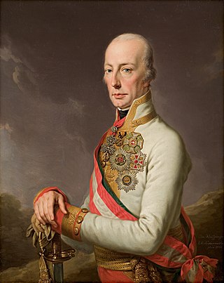 <span class="mw-page-title-main">Francis II, Holy Roman Emperor</span> Last Holy Roman Emperor (1792–1806) and first Emperor of Austria (1806–35)