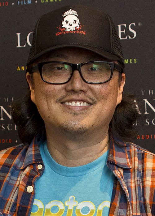 Kahn at a screening of Detention at the Los Angeles Film School, 2012.