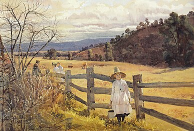 The Corner of the Paddock, 1888, National Gallery of Victoria