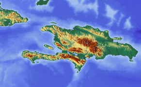 Рельєф острова Гаїті