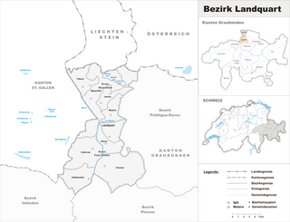 Landquart District District in Switzerland