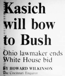 Kasich dropped out of the race and endorsed Bush Kasich will bow.png