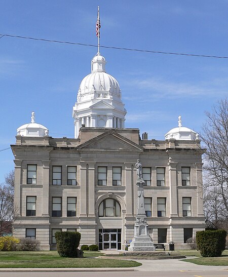 Kearney County, Nebraska courthouse from E 1.JPG