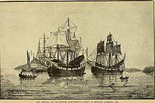 Arbella in the Winthrop Fleet King's handbook of Boston harbor (1882) (14781849351).jpg