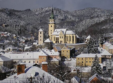 Kremnica v zime