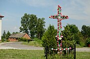 Krzyż przydrożny między Przymiarkami a Rakówką