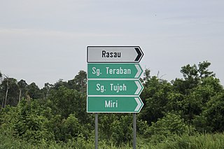Sungai Tujoh Border outpost in Belait, Brunei