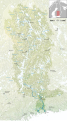 Map of the entire Kymijoki drainage basin.