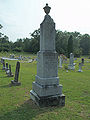 Grave in the Corinth Methodist Church graveyard, north of Lake City, Florida