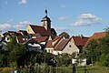 Lauffen a.N. - Dorf - Regiswindiskirche - Ansicht von SW über die Altstadt (1)