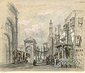 Декор за Пазарния площад, Париж, 1856 г.