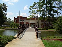 The Alicia and Whitney Jones bridge leading to the Mary Livermore Library Livermore.JPG