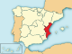 Localització de la Comunitat Valenciana respecte a Espanya.svg