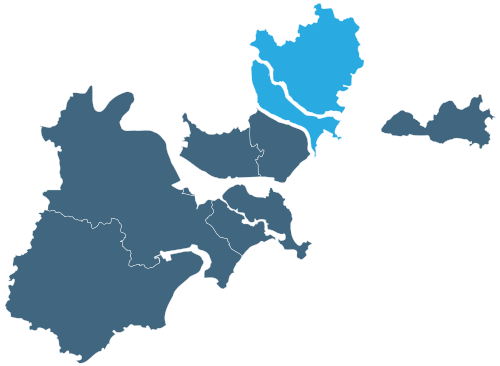 Location of Chenghai in Shantou