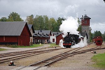 Ångloket DONJ 12 på Jädraås-Tallås Järnväg