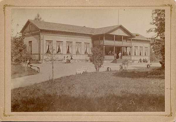 The spa building in Loviisa in the 1880s.