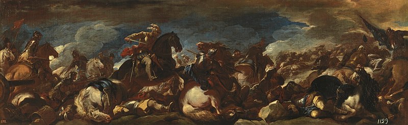 File:Luca Giordano, The Battle of San Quintín (sketch).jpg