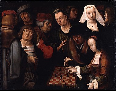 The Chess Players by Lucas van Leyden (c. 1520) Lucas van Leyden 005.jpg