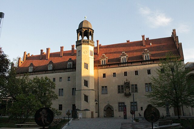 Luther's residence at the University of Wittenberg, where he began teaching theology in 1508