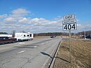 MD 404 eastbound in Queen Anne after MD 309