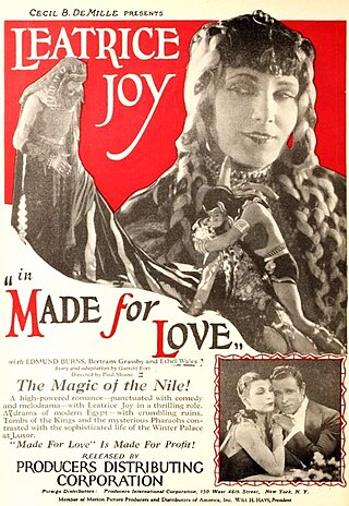 <i>Made for Love</i> (film) 1926 American silent drama film