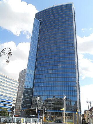 <span class="mw-page-title-main">Madou Plaza Tower</span> Skyscraper in Brussels, Belgium