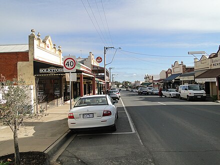 The main street