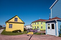 Casas típicas de Miquelon-Langlade