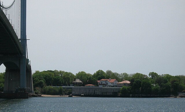 Houses in the Malba section of Whitestone, as seen looking south from Ferry Point Park in the Bronx