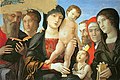 «Мадонна з немовлям і п'ятьма святими», бл. 1500 року, Галерея Сабауда, Турин.