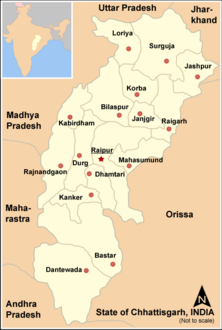 Map Chhattisgarh state and districts.png