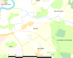 Ancier: Komunumo en la departemento Haute-Saône de Francio