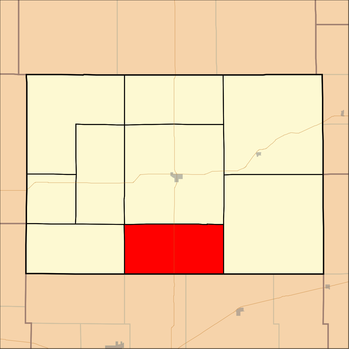 Sawlog Township, Hodgeman County, Kansas