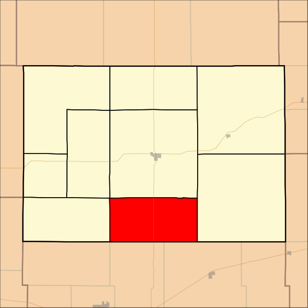 File:Map highlighting Sawlog Township, Hodgeman County, Kansas.svg