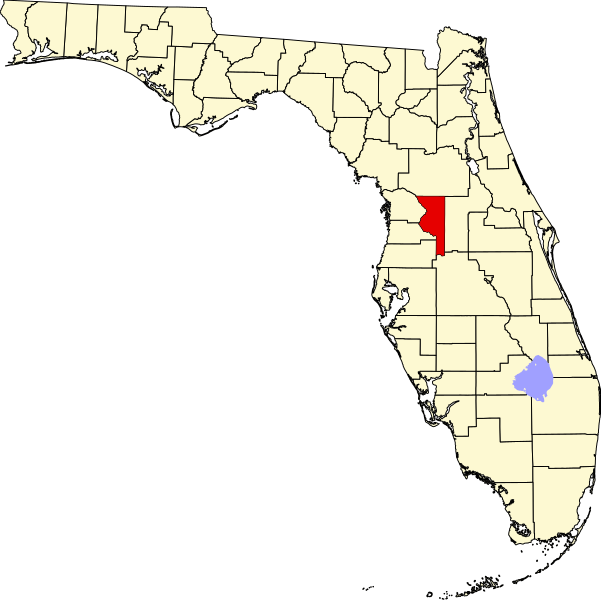 File:Map of Florida highlighting Sumter County.svg