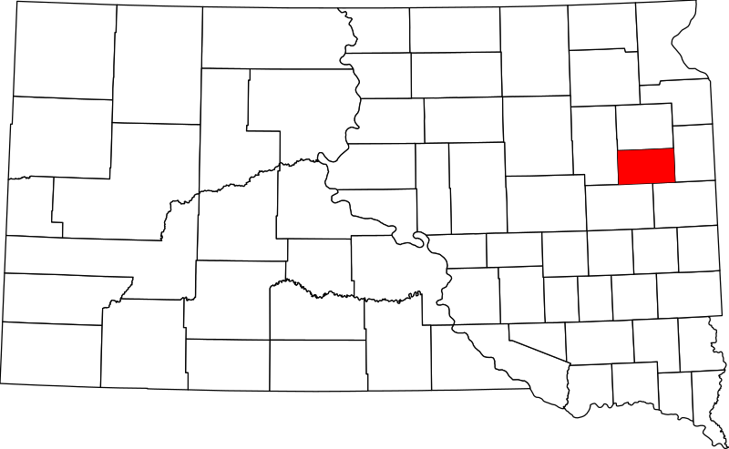 صورة:Map of South Dakota highlighting Hamlin County.svg