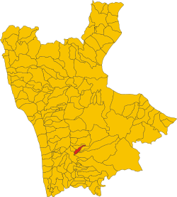 Rovito within the Province of Cosenza