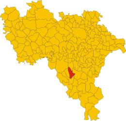 Torrazza Coste - Mapa