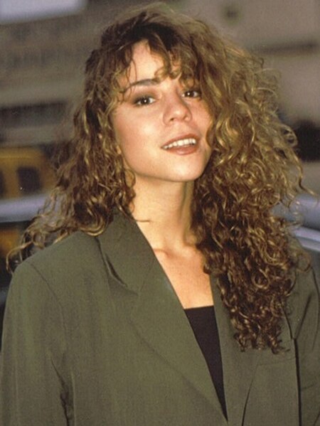 Carey exiting Shepherd's Bush Empire after promoting her single "Vision of Love" on Wogan in 1990