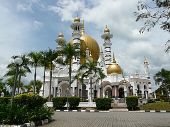 Ubudiah Mosque in Kuala Kangsar, Perak (Malaysia)