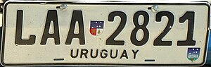 Standard plate until 2016